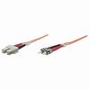 Show product details for 751247 Intellinet Network Solutions Fiber Optic Patch Cable - Duplex - Multimode ST/SC - 62.5/125 microinchm - OM1 - 82 Feet - Orange
