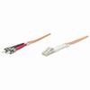 Show product details for 751377 Intellinet Network Solutions Fiber Optic Patch Cable - Duplex - Multimode LC/ST - 62.5/125 microinchm - OM1 - 82 Feet - Orange