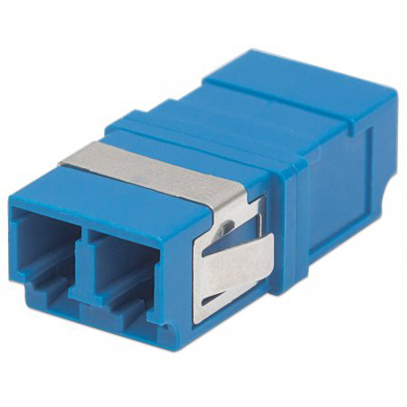 760553 Intellinet Single Mode Duplex LC Adapter LC Adapter Single Mode Duplex Zirconia Sleeve Blue