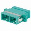 Show product details for 760652 Intellinet Multimode OM3 SC Duplex Adapter SC Adapter OM3 Multimode Duplex Zirconia Sleeve - Aqua