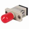 Show product details for 760713 Intellinet Hybrid SC-ST Multimode Adapter Hybrid Adapter SC-ST Multimode Simplex Zirconia Sleeve
