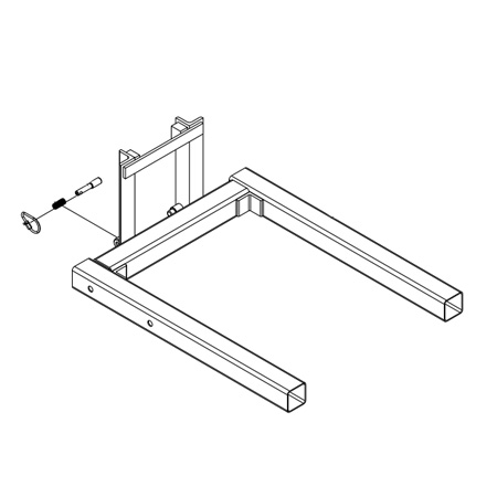[DISCONTINUED] 784770-BLK Sumner Fork Assembly Eventer 16