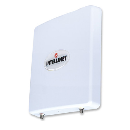 790338 Intellinet High-Gain MIMO Panel Directional Antenna 2T2R MIMO - 2.4 GHz - 12 dBi - IP65