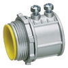 Show product details for 808A-6  Arlington Industries 4" EMT Set-Screw Connectors w/ Insulated Throat  Pack of 6