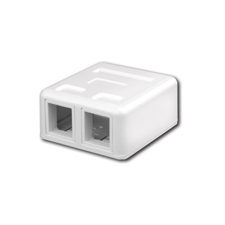 820343 Vanco Surface Mount Housings for Datacom Jacks - White
