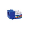 Show product details for 820455 Vanco Keystone Inserts Category 5e 8C 90 Degree 110 Black