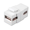 Show product details for 820497 Vanco Keystone Insert USB A/B Black
