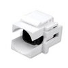 Show product details for 820499 Vanco Keystone Insert Toslink F White