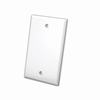 Show product details for 820543X Vanco Blank Wall Plates - Single - Stainless Steel