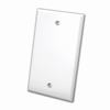 Show product details for 820540 Vanco Wall Plates Blank 1 Gang White