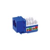 820556 Vanco Keystone-Inserts CAT 5E 8C 90 Degree 110 Blue
