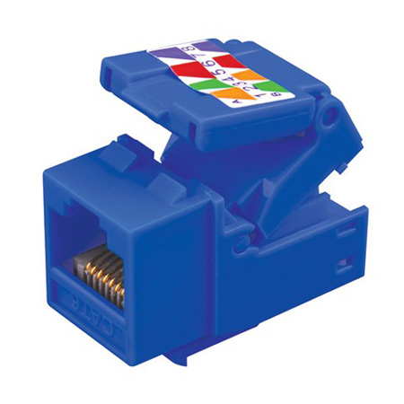 820810 Vanco Keystone-Insets CAT6 8C Tool-Less Ivory
