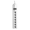 Show product details for 821807 Vanco Surge 7-Outlet with Slide Cover 6 ft Cord 1500 Jack