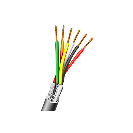82220650C AIPHONE 6 Conductor 22AWG Overall shield 500'