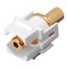 Show product details for 824105 Vanco Keystone-Inserts 3.5mm Jack Almond