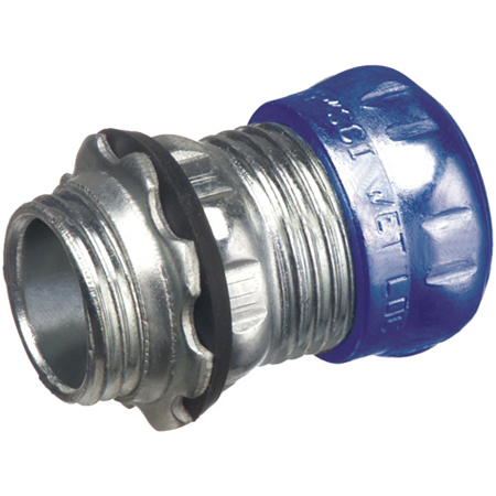 824RT-10 Arlington Industries 1-1/2" EMT Rain Tight Compression Connectors - Pack of 10