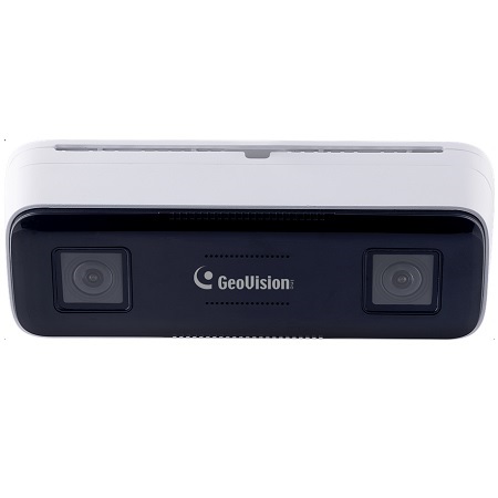 84-PEOCR00-3010 Geovision GV-3D People Counter V3 2.1 mm 30FPS @ 4MP IR Day / Night WDR Bi-Directional IP Security Camera PoE