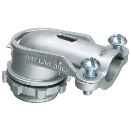 854-5 Arlington Industries 1-1/4" 90&deg; Flex Connectors - Pack of 5