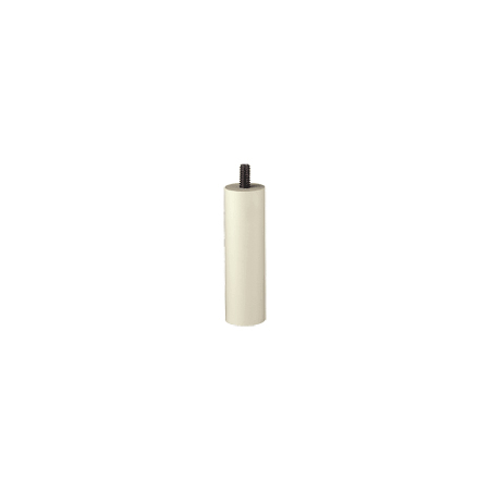 856-03W Panavise Shaft - 3" with Male & Female 1/4- 20 Threads - White