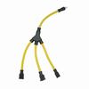 90198802 Southwire Tools and Equipment 2 Feet 12/3 Stw 15Amp "W" Adapter - Yellow