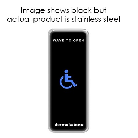 910NTC-HC-SS Dormakaba Rutherford Controls 910TC Narrow, (Wheelchair) - Stainless Steel