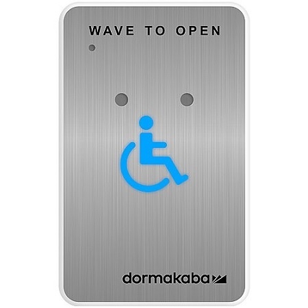 910TC-HC-SS Dormakaba Rutherford Controls Touchless Switch (Wheelchair) - Stainless