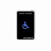 Show product details for 910TC-HC Dormakaba Rutherford Controls Touchless Switch (Wheelchair) - Black