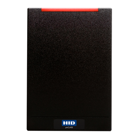 920NHPNEK0000R HID R40 pivCLASS Reader No 125 KHz Credential Support Contactless 13.56 MHz credential support RS485 HDX OSDP Controller Communication Pigtail Controller Connection Standard v1 Keyset