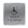Show product details for 946H45-MO x 32D Dormakaba Rutherford Controls 4.5" Square Plate with Handicap Logo, Momentary x 32D