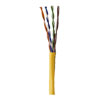 96263-46-02 Coleman Cable 24 AWG 4 Pair Unshielded Twisted Pairs (UTP) Solid Bare Copper CMR Cat5e Non-plenum Network Cable - 1000' Pull Box - Yellow