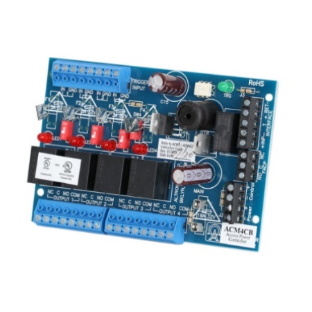 ACM4CB Altronix 4 Output Access Power Controller Module - PTC Output