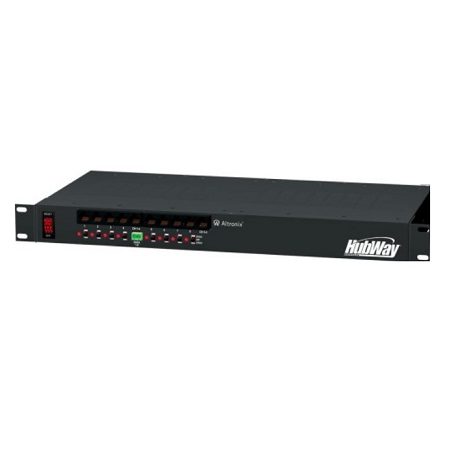 HUBWAY8DI Altronix 8 Channel Passive UTP Transceiver Hub 115VAC/230VAC - CAT-5 on Front & BNC on Rear - Isolated Power