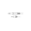Show product details for AC100 Vanco Cable 3.5 mm Mono Plug 1/4 In Mono PlugG 6 ft