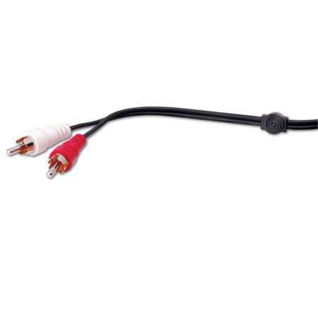 AC201X Vanco Cable Dual RCA Plug to RCA Plug 1 ft