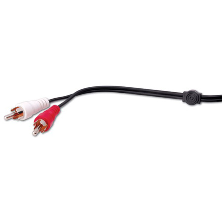 AC224 Vanco Cable Dual RCA Plug to RCA Plug 2 ft