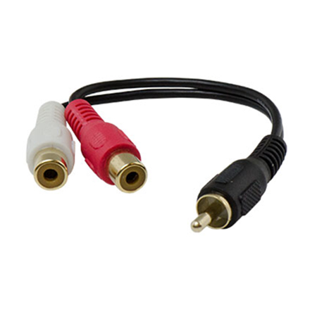 AC2701-BK Legrand On-Q RCA Y M/2F Adapter (6 inch)