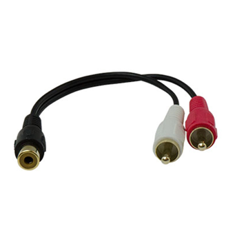 AC2702-BK Legrand On-Q RCA Y M/2M Adapter (6 inch)