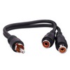 Show product details for AC3F Vanco Adapter RCA Plug to 2-RCA Jack 6 In