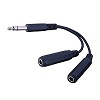 AC3T Vanco Adapter 1/4" Male Plug to 2-1/4" Male Jack 6 In