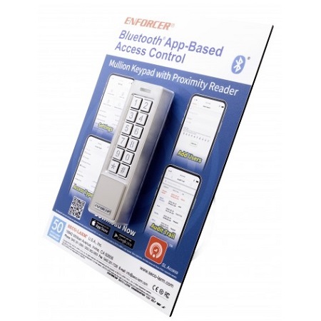AD-DBO-SKB241-EB Seco-Larm Countertop Display (8-1/4" x 11-3/4") for SD-927-PKCQ Series Wave-To-Open (WTO) Sensors