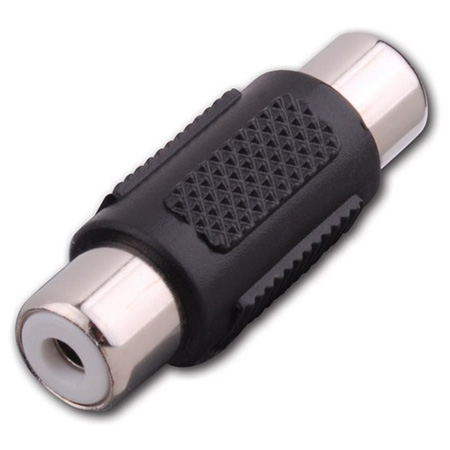AD502GM Vanco Adapter RCA Jack to RCA Jack Metal Gold