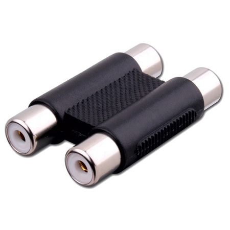 AD545X Vanco Adapter Dual RCA Jack to DUAL RCA Jack