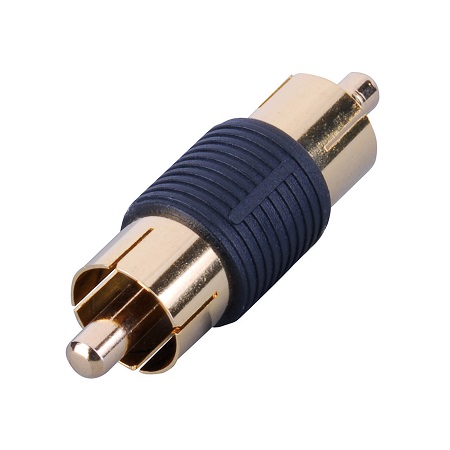 AD550GX Vanco RCA Male Plug – RCA Male Plug Adapter Gold
