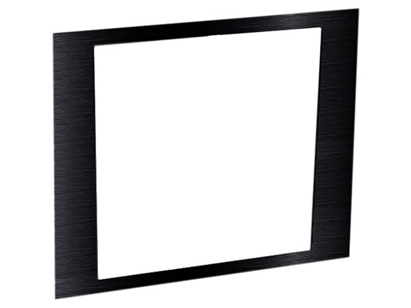 AFACE4 Middle Atlantic 4 SP Face Plate, Black Brushed Finish 4SP Aluminum RSH Face