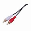 Show product details for AG201 Vanco Cable Dual RCA Plug to RCA Plug 1ft Gold