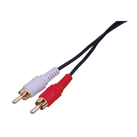 AG272X Vanco Cable Dual RCA Plugs - RCA Plug 6 ft Gold