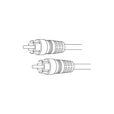 AG36X Vanco Cable RCA Plugs - RCA Plug Gold 3 ft