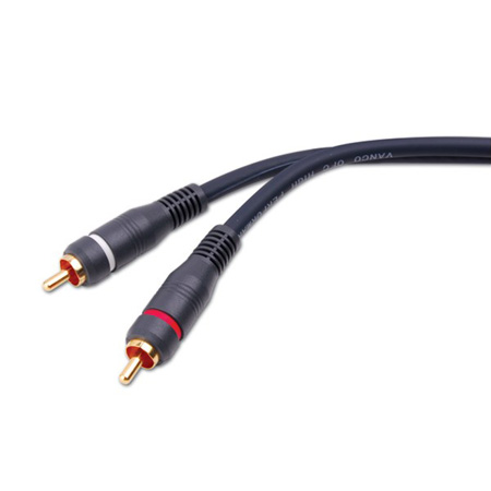 AGP236X Vanco Cable Dual RCA 24 K Gold OFC 3 ft