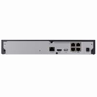 ARN-410S-2TB Hanwha Vision 4 Channel NVR 40Mbps Max Throughput - 2TB w/ 4 Port PoE