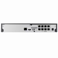 ARN-810S-2TB Hanwha Vision 8 Channel NVR 60Mbps Max Throughput - 2TB w/ 8 Port PoE